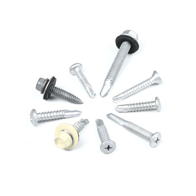Sale Bi Material Hex Csk Pan Head Washer Self Drilling Screw with Washer 100% QC Tested