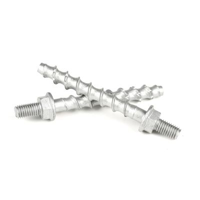 ZINC Antirust Coating Double Headed Anchors Masonry Screw SS410 Stainless Steel Concrete Screw Bolt Anchor