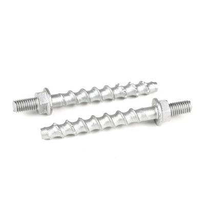 ZINC Antirust Coating Double Headed Anchors Masonry Screw SS410 Stainless Steel Concrete Screw Bolt Anchor