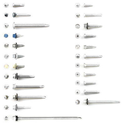 Sale Bi Material Hex Csk Pan Head Washer Self Drilling Screw with Washer 100% QC Tested