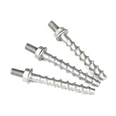 ZINC Antirust Coating Double Headed Anchors Masonry Screw SS410 Stainless Steel Concrete Screw Bolt Anchor
