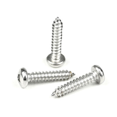 100% QC Tested 304 Stainless Steel Pan Head Self Tapping Screw 8 X20 with Square Drive