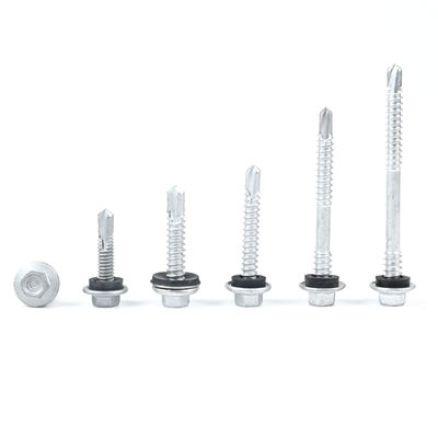Sale Bi Material Hex Csk Pan Head Washer Self Drilling Screw with Washer 100% QC Tested