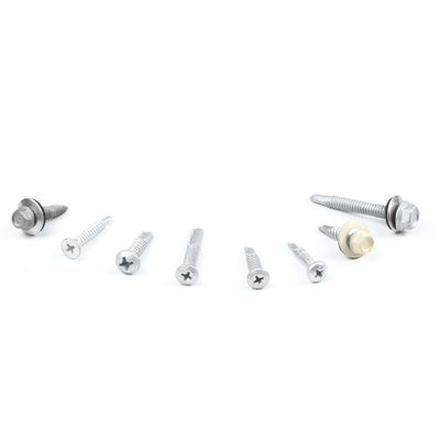 Sale Bi Material Hex Csk Pan Head Washer Self Drilling Screw with Washer 100% QC Tested