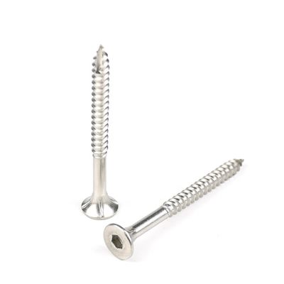 304 Stainless Steel Hexagon Socket Hardware Screw 75mm for Timber Construction Building