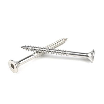 304 Stainless Steel Hexagon Socket Hardware Screw 75mm for Timber Construction Building
