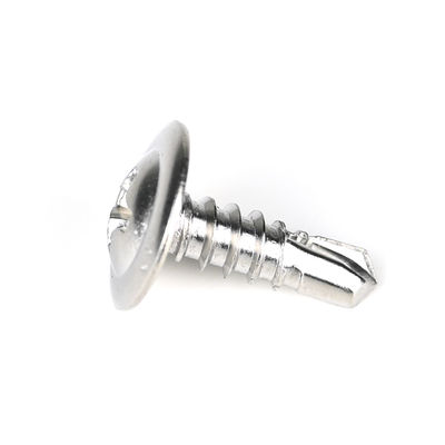 410 Stainless Steel Truss Wafer Phillips Head Self Drilling Screws for Electric Appliance
