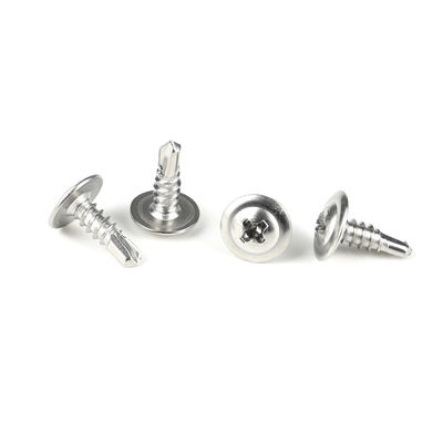 410 Stainless Steel Truss Wafer Phillips Head Self Drilling Screws for Electric Appliance