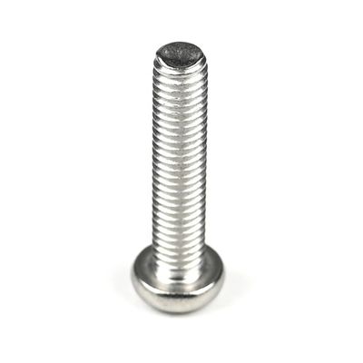 SUS304 Thread Cutting Pan Head Torx M5 X 20mm Machine Screws for Shelving ZINC Finish