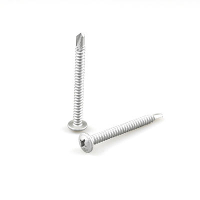 Stainless Steel Pan Wafer Head Self Drilling Screw A2 Phillips 304 Bi-Metal 5.5x60