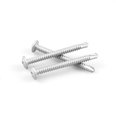 Stainless Steel Pan Wafer Head Self Drilling Screw A2 Phillips 304 Bi-Metal 5.5x60