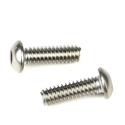 Stainless Steel 304 Button Head Allen Tamper Resistant Hex Full Thread Machine Screws