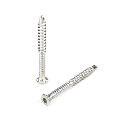 Steel Structure Self-Drilling Screws with Metric Measurements and Oval Head Torx