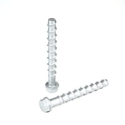 5/8x6'' Stainless Steel Hex Self Tapping Concrete Screw Anchor Bolts for Guardrail Fixing