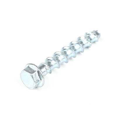 Plain Finish M8 Hex Screw Heavy Duty Self Tapping Concrete Screws Concrete Anchor Bolts