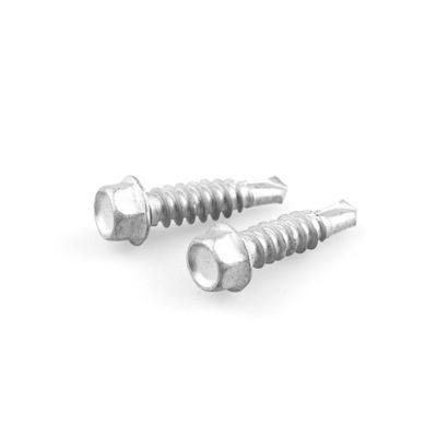 SCM435 Unitek Sus304 Sus410 Hex Washer Self Drilling Screw St6.3x25 for Fiber Cement Board