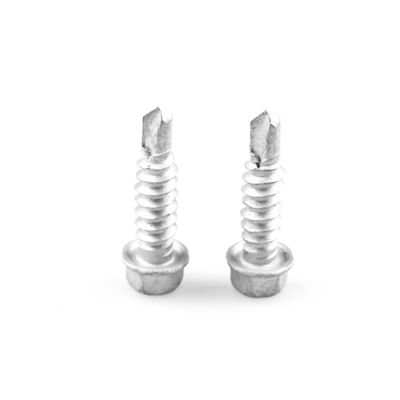 SCM435 Unitek Sus304 Sus410 Hex Washer Self Drilling Screw St6.3x25 for Fiber Cement Board