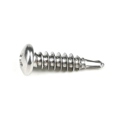 Stainless Steel Self-Tapping Screw Drill Tail Self Drilling Screws 410 SS Cross Drive Pan Head