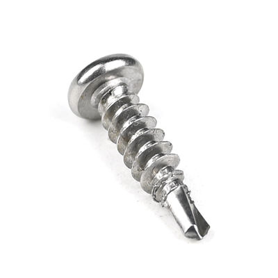 Stainless Steel Self-Tapping Screw Drill Tail Self Drilling Screws 410 SS Cross Drive Pan Head