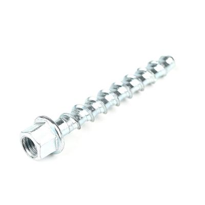 M8 Steel Hex Flange Head Vertical Concrete Threaded Rod Hanger Screw for Ceiling Fixing