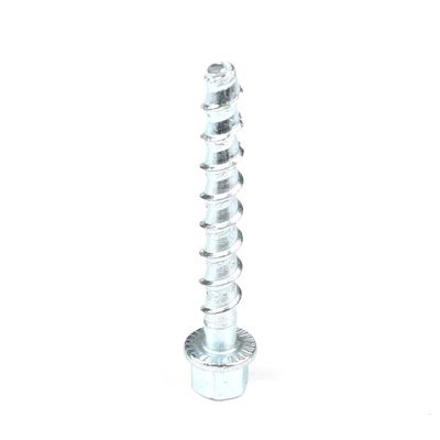 M8 Steel Hex Flange Head Vertical Concrete Threaded Rod Hanger Screw for Ceiling Fixing