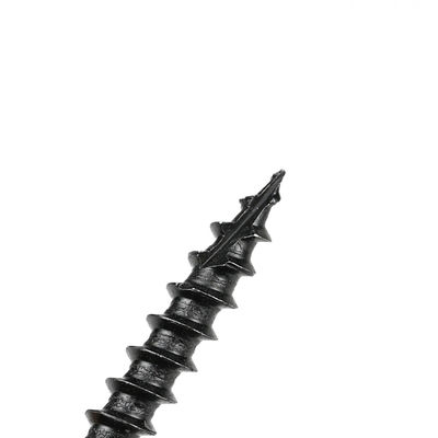 Black Finish Stainless Steel Chipboard Screw Coated Decking Customized for Customized