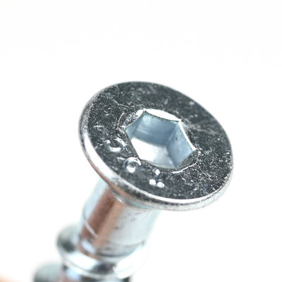 Concrete Block M6x50 Allen Csk Hex Bolt White Zinc Flat Head Self Tapping Anchor Bolts
