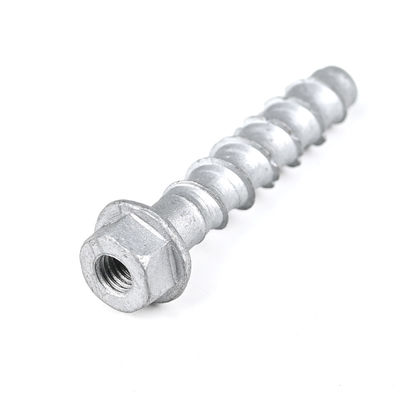 Plain Finish Multi Fix M10 Hex Washer Head No Pre Drilling Concrete Screws for Bridges