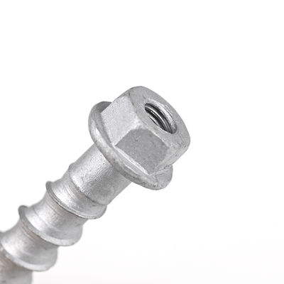 Plain Finish Multi Fix M10 Hex Washer Head No Pre Drilling Concrete Screws for Bridges