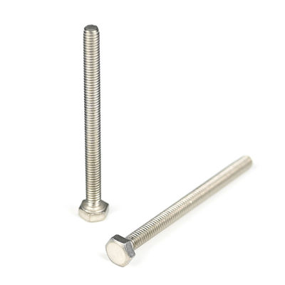 Stainless Steel A4 316 Full Thread Hex Din 933 Bolt Solar Fastener Machine Bolt M4x50