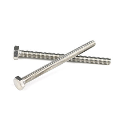 Stainless Steel A4 316 Full Thread Hex Din 933 Bolt Solar Fastener Machine Bolt M4x50