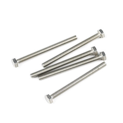 Stainless Steel A4 316 Full Thread Hex Din 933 Bolt Solar Fastener Machine Bolt M4x50
