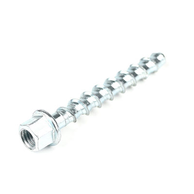 HEX Flange ZINC Plated Carbon Steel Concrete Masonry Screw Anchors for Ceiling System