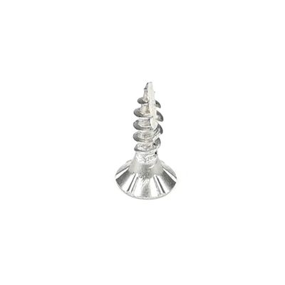 Plain Finish Stainless Steel Flat Head Pozi Decking Screws for Customized Requirements