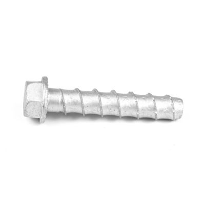 ZINC Finish M12 Concrete Screw Bolt for Elevator Sill Installation 100% QC Tested