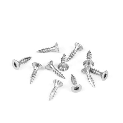 Customized Double Countersunk Head Chipboard Screws Phillips Pozidrive DIN 7505 A2 Black