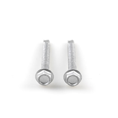 Unitek Bimetallic Hex Flange Head Screws ST6.3-20x65 Ruspert Self-Drilling Flat Head