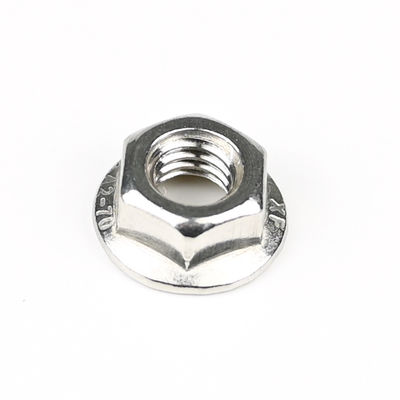 Customizable and Durable DIN6923 Stainless Steel Serrated Hex Flange Self Locking Nut