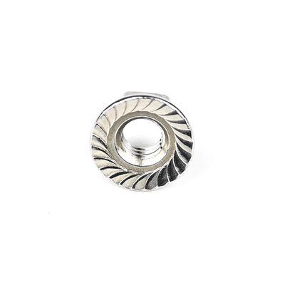 Customizable and Durable DIN6923 Stainless Steel Serrated Hex Flange Self Locking Nut