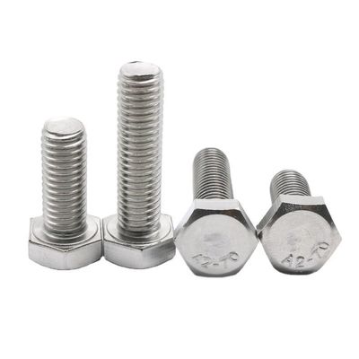 100% QC Tested A2-70 Grade Stainless Steel Bolts M10*85 Fully Threaded Din933 Hex Bolt