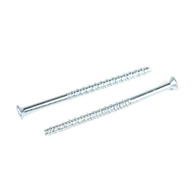 Customized Support Contact Customer Service for White Zinc Plated Torx Flat Head Bolts