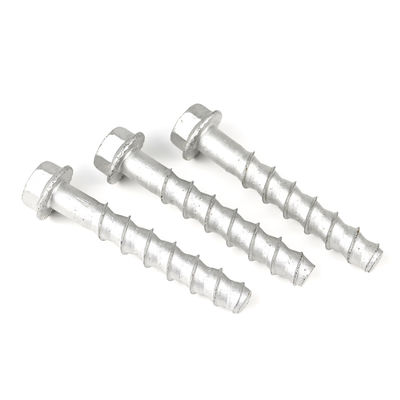 Heavy Duty Concrete Screw Bolt with ZINC Finish and 90mm Length in Metric Measurement