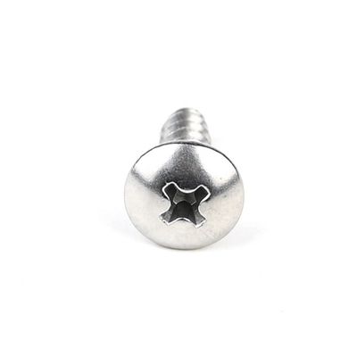 Metal Sheet Self Tapping Screw 12mm with Phillips Drive and Round Head
