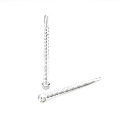ST5.5 90mm Length Hex Flange Drilling Screw Tek Bimetallic Screw with and Customizable