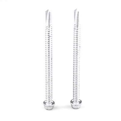 ST5.5 90mm Length Hex Flange Drilling Screw Tek Bimetallic Screw with and Customizable