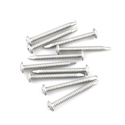 Installation Stainless Steel SS304 Bi-Metal Bimetallic Wafer Head 60mm Length Self Drilling Screw ST5.5 For Metal Sheet
