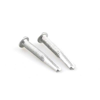 Plain Finish Stainless Steel Carbon Steel Scm435 Ruspert Tek Bi Metal Wafer Head Cross Driver Drilling Screw