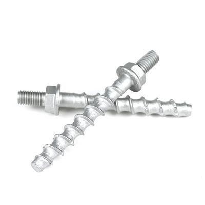 ZINC Finish M10 Hex Flange Head Framing Bolts for Subway Tunnels 12mm Concrete Screws