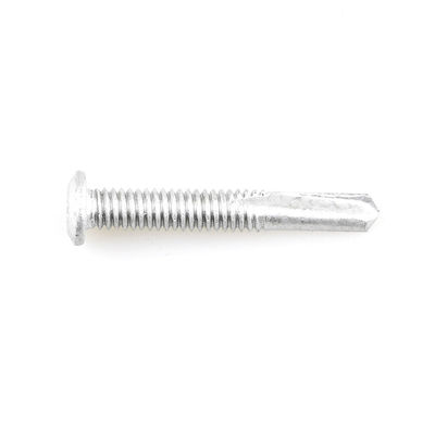 Plain Finish Stainless Steel Carbon Steel Scm435 Ruspert Tek Bi Metal Wafer Head Cross Driver Drilling Screw