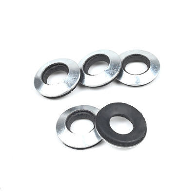 Antirust Aluminum Neoprene Backed Bonded Sealing Black Epdm Washers Composite Waterproof Gasket